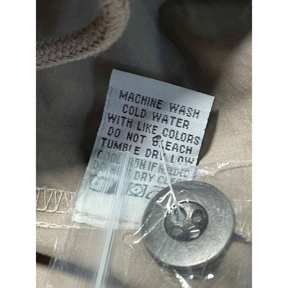 Velvet Heart Beige Lightweight Jacket Womens M Utility Style Zip-Up - Picture 8 of 8